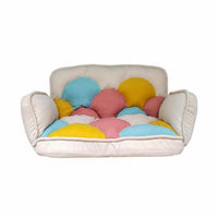 Convertable Cushioned Floor Sofa Foldable Design Household Furniture Space-Saving Versatile for Students, Bedroom, Dorm Room