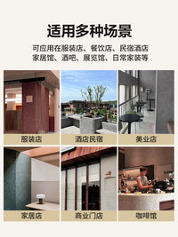 Washed Stone Micro Rock Coating Resin Wall and Floor Outdoor Magnetic Stone Paint, No-Wash Porcelain Stone, Bucket, Trowel-On Material
