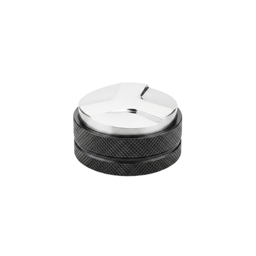 Coffee Puck Leveler Three-Lobed Base Coffee Distributor Knurled Grip