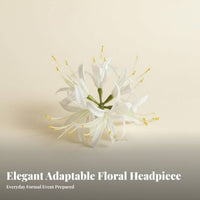Chinese Design Arachnid Lily Hairpiece Elegant Design Hairpin Asian Inspired Hair Accessory Lightweight for Fashion Enthusiasts, Young Adults, New Year Celebrations, Cultural Events, Festivals, Themed Photoshoots