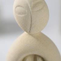Modern Ceramic Statue for Desk, Abstract Art Sculpture Home Decor, Couple Sculpture Living Room Bedr - Image 10