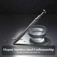 Stainless Steel Earring Helper Tool Precision Grabbing Screw Ball Grabber Easy to Use for Jewelers, Nail Artists, Crafting, Model Building