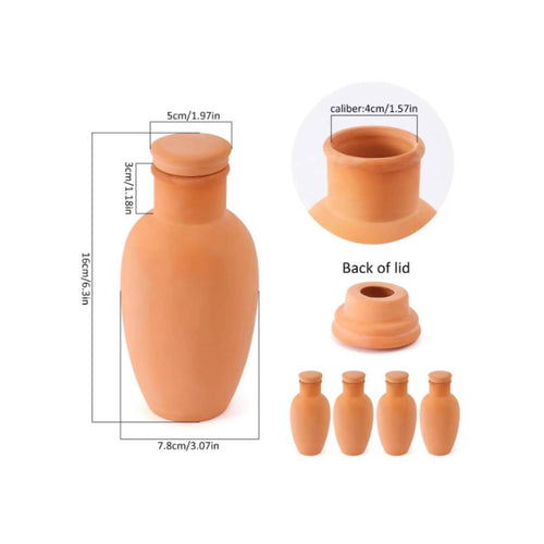 4 Pieces Ceramic Seep Irrigator No Electricity Automatic Plant Waterer
