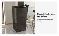 Salon Storage Cabinet on Wheels Installation-No-Installation Mobile Storage Cabinet Rolling Hairstylist Utility Cart Easy