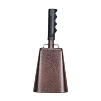 Cowbell Handheld Cowbell with Handle Metal for School Rallies, Sports Fans