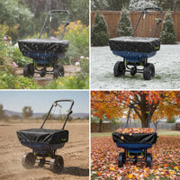 Waterproof Fertilizer Spreader Cover Weatherproof Spreader Cover with Drawstring Reflective Heavy-Duty for Gardeners, Homeowners, Outdoor Storage, Garden, Yard