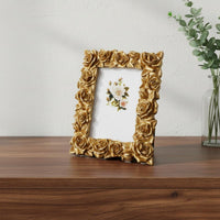 European Design Photo Holder Light Luxury Ornate Tabletop Photo Frame