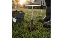 Stainless Steel Soil Sampler Long-Lasting Garden Tool Heavy Duty