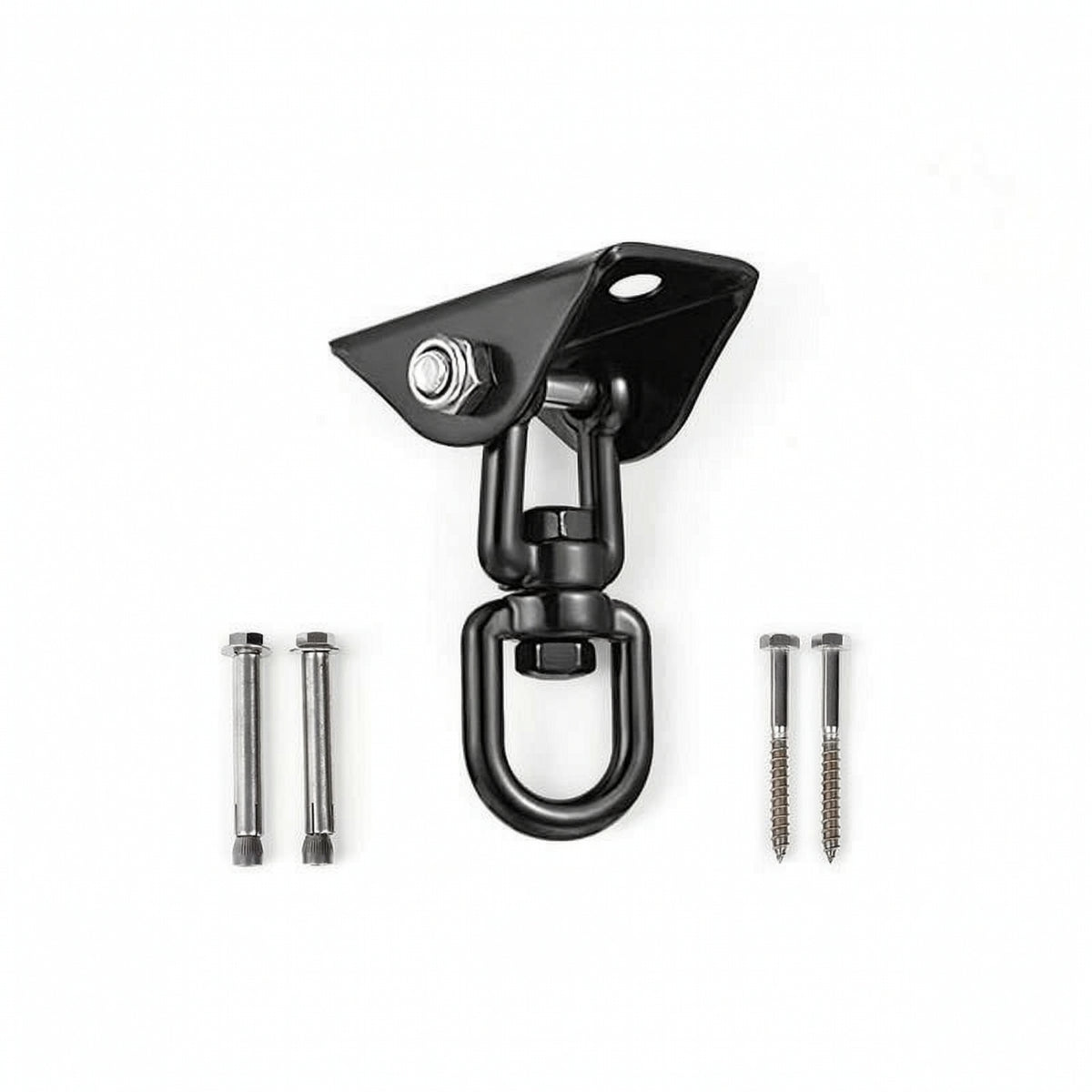360-Degree Rotating Swing Hanger with Ceiling Mount Compact Hanging Mount with Swivel Rust-Resistant Swing Hanger with Bearing Swivel Versatile for Hanging Chair Chairs