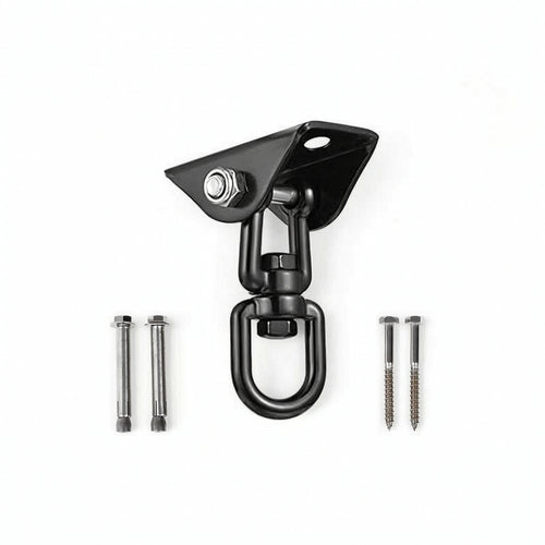 360-Degree Rotating Swing Hanger with Ceiling Mount Compact Hanging Mount with Swivel Rust-Resistant Swing Hanger with Bearing Swivel Versatile for Hanging Chair Chairs