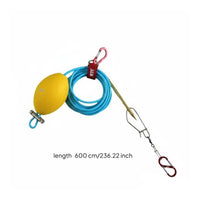Portable Catch Lock Snap Stringer Easy to Carry Live Catch Stringer Quick Release Fishing Gear