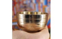 7 Pieces Meditation Sound Bowls Gold-Toned Nested Singing Bowls Stackable Instrument for Practitioners, Yogis, Sound Healing, Meditation