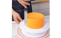 Effortless 360° Rotation Cake Decorating Turntable Stable Base Rotating Cake Turntable Food-Grade Material Kitchenware Multi-Functional for Beginners