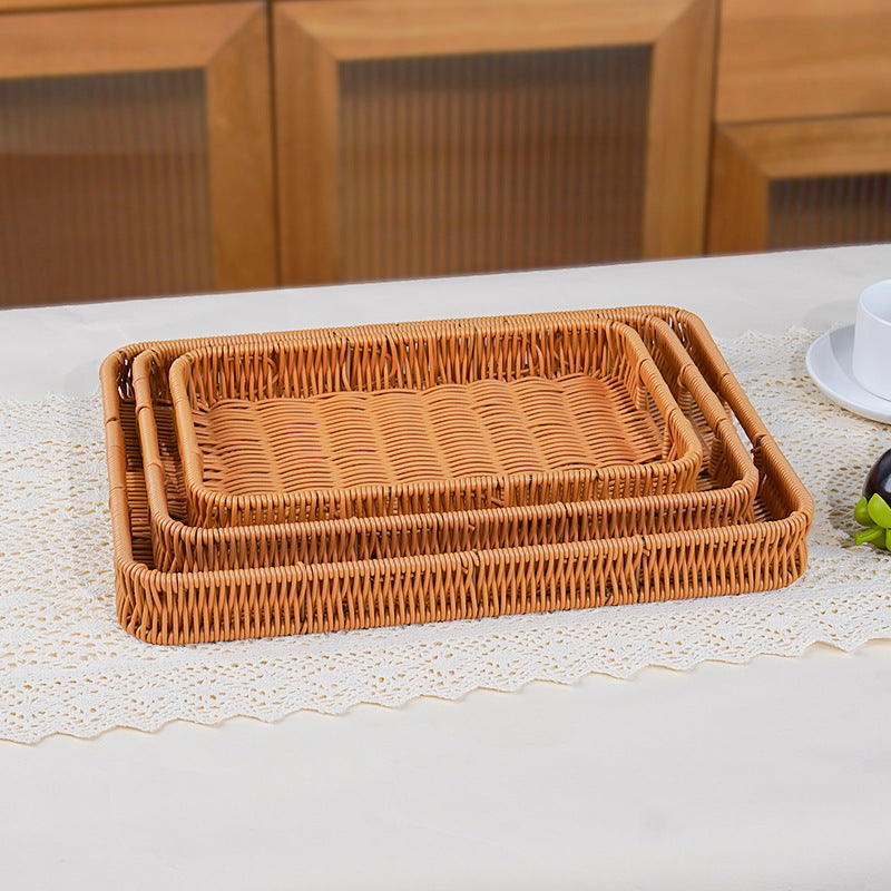 Brown / Rectangle 3-piece