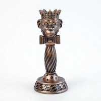 Lion Sculpture with Crown Decorative Lion Statue with Crown Majestic
