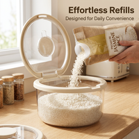Airtight Food Storage Containers with Lids, Large Kitchen Storage for Cereal, Dry Food Storage Boxes - Image 5
