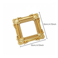 Vintage Gold Frame European Design Ornate Photo Frame for Desktop, Photographers