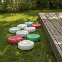 7 Pieces Non-Slip Stepping Stones with Textured Finish Lightweight Balance Stepping Stones Colorful Sensory Toy Safe for Toddlers