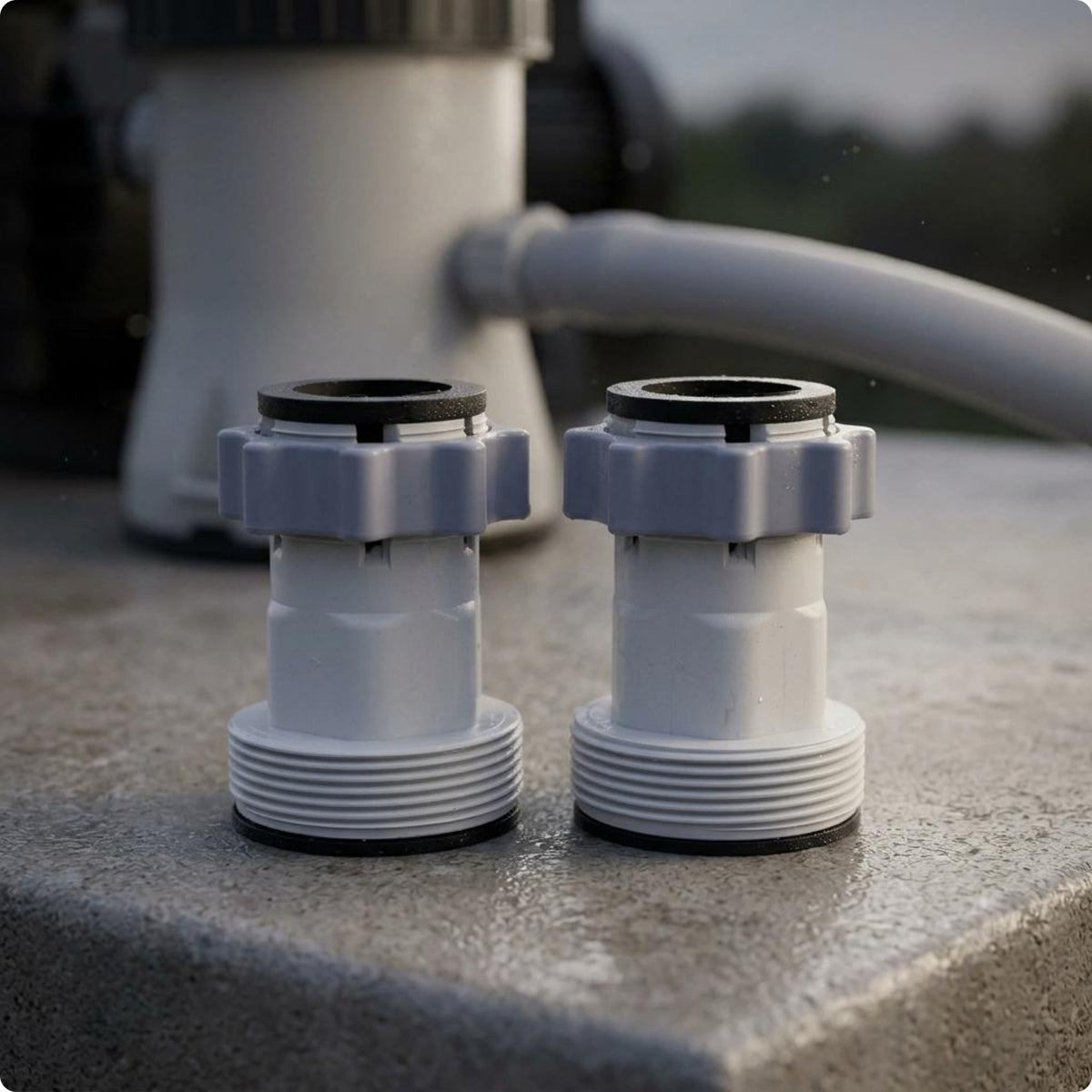 On-Ground Pool Hose Adapter Universal Fit Tube Connector Long-Lasting Material