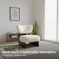 Japanese and aesthetic Wooden Frame upholstery Sofa Nordic visual design Couch Minimalist Design Indoor Seating Space-Saving for Apartment Dwellers, homeowners, Adults, Living Room, book alcove, Bedroom, Sunroom