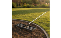 Lawn Leveling Rake Rust-Resistant Lawn Leveling Tool Level Yard Tool for Landscapers