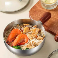 Infant Meals Pot Multifunction Stainless Steel Saucepan Easy to Clean