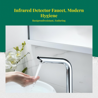 Infrared touchless faucet with mixer