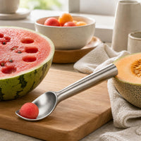 Stainless Steel Ice Cream Scoop Brushed Finish Ice Cream Scoop Single-Piece