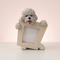 Dog Photo Frame Textured Decor Decorative for Desk