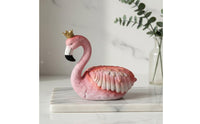Flamingo Storage Box Detailed Feathers House Decoration Waterproof for Gardeners