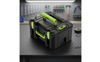 Stackable Tool Box Portable Tool Organizer with Handle Heavy-Duty for Workshop