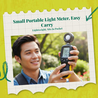 Digital light meter for indoor use