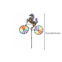 Horse Wind Yard-Mounted Pedal Cycle Wind Multicolor
