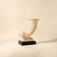 Sculptural Vase with Lion Head Base Creative Lion Head Ornament Contemporary