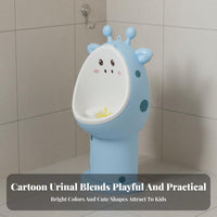 Boys Standing Urinal Easy to Clean Boys Training Urinal Material Young Child Standing Potty for Young Children