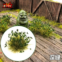 ZWZ Creator Model Textured Flower Cluster for Miniature Scenes DIY Sand Table Model Material