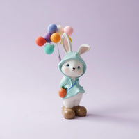 Rabbit Figurine Cute Rabbit Statue Resin for Girls