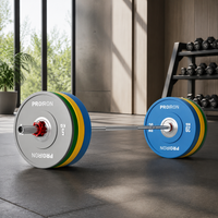 olympic barbell and bumper plates set