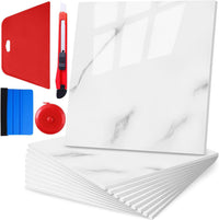 36-Piece Self-Adhesive Waterproof PVC Wall Panels for Shower and Kitchen