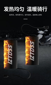 Motorcycle USB Heated Grip Covers with Adjustable Temperature