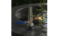 Fountain Nozzle with Valve Adjustable Flow Fountain Spray Head Easy Installation