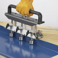 Edge Roller Adjustable Width Sheet Metal Seam Roller Rust-Resistant Sheet Metal Folding Tool for Metalworkers, Workshop