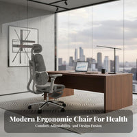 High-Rear Rolling Chair Adjustable Support Ergonomic High-Rear Mesh Recliner 360-Degree Rotate Reclining Function