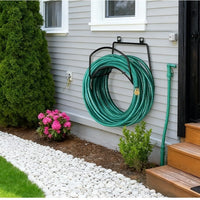Wall-Mounted Garden Hose Storage Rack, Detachable Iron, for Outdoor Use
