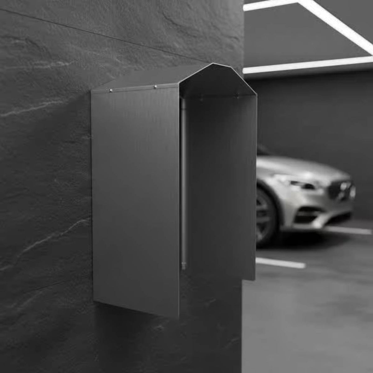 Charging Station Weather Protector Easy Installation Wall Mount Rain Cover Aluminum Canopy for Carport
