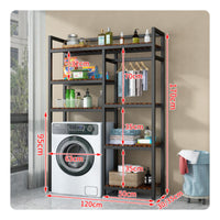 Over-the-Washer Storage Rack Heavy-Duty over Washer Storage Rack High Load Capacity Multi-Tier Plant Stand for Balcony, Washroom