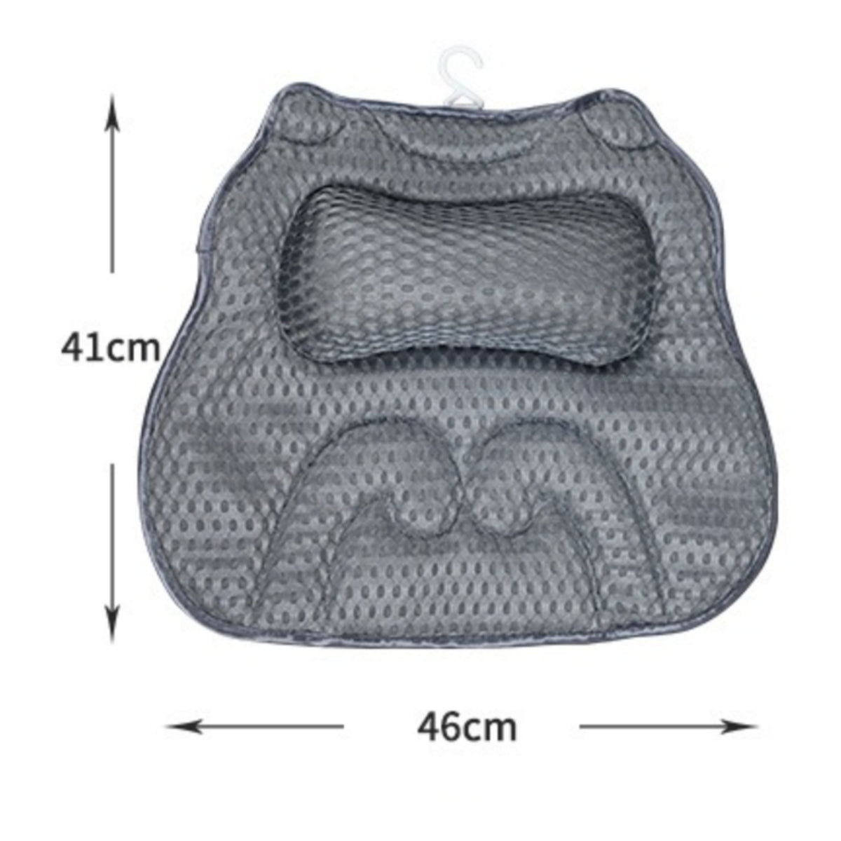 Bathtub Pillow Breathable Bathtub Headrest Contoured