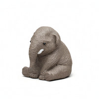 Elephant Tea Pet Miniature Elephant Figurine Small for Desk, Collectors