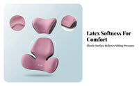 2 Pieces Contoured Ergonomic Car Cushion Matching Car Seat Cushion Pair for Automotive Seats