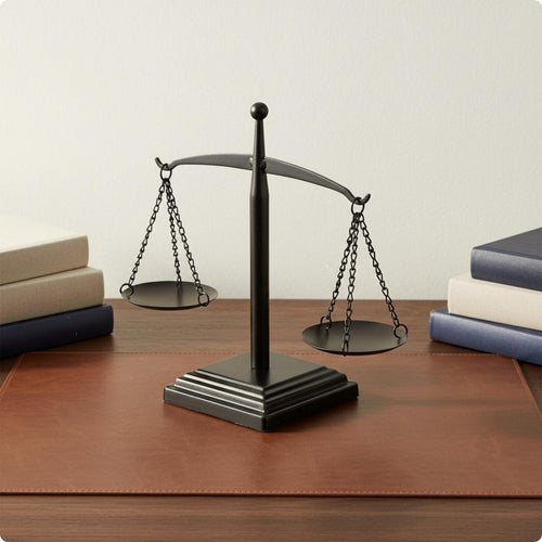 Decorative Balance Scale Stable Base Tabletop Decor Space Saving for Desk, Shelf
